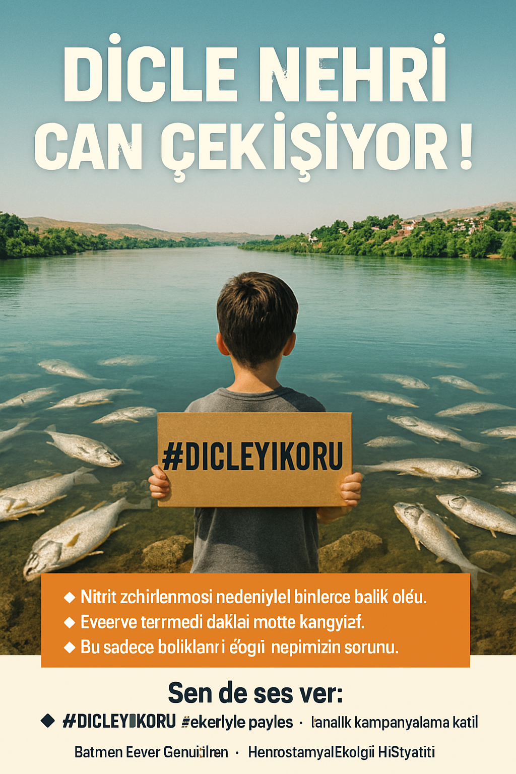 Sessiz Çığlık: Dicle Nehri’nde Yaşam Alarm Veriyor